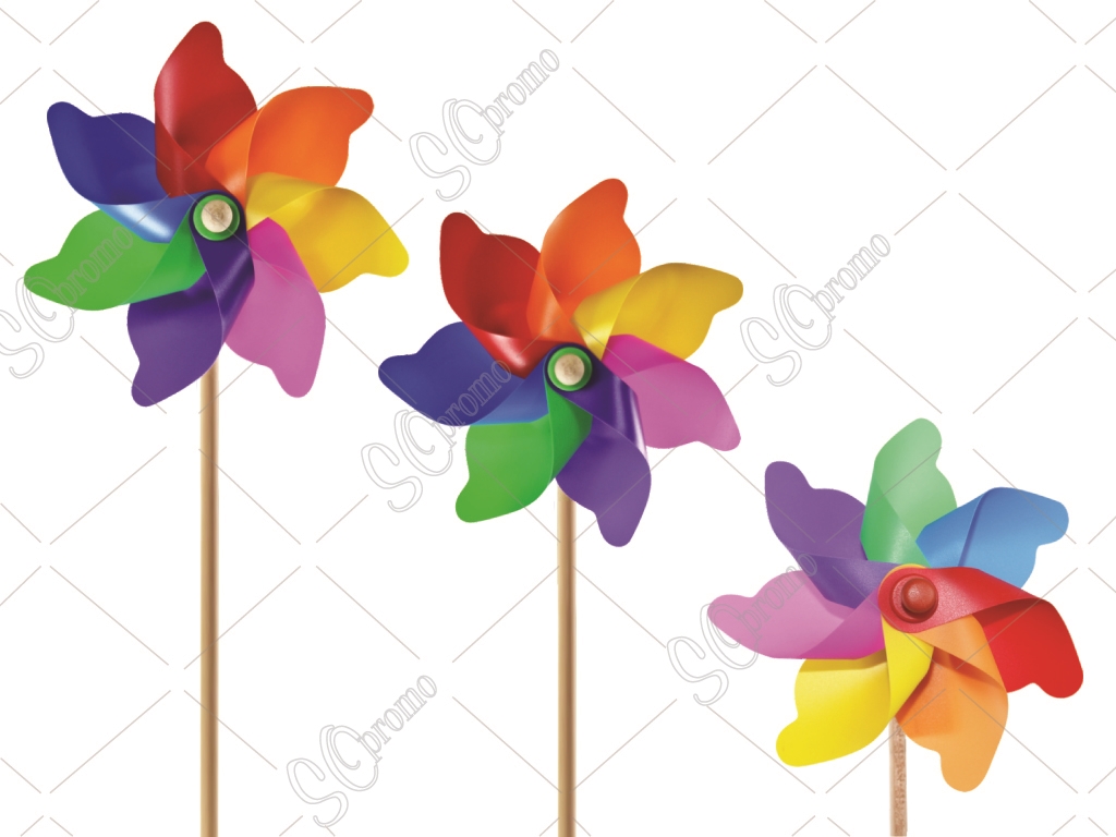 Winged Rainbow Model Garden Pinwheel